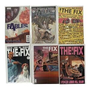 Fables Special Edition #1, Issue #6 Mixed with The Fix Issue #3,4,6,7 Lot Comics